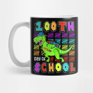 100th Day Of School, Cute Dinosaur Student Teacher Mug